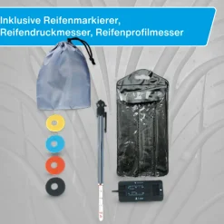 Cartrend Felgenbaum bis Reifenbreite 255 mm inkl. Reifenschutzhülle