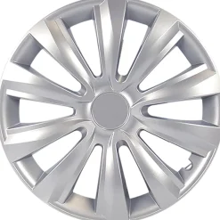 Cartrend Radzierblende Delta 38 cm (15 Zoll) silber 1 Stück