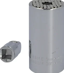 Cartrend Universal Stecknuss 9-27 mm mit Adapter