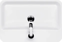 Cersanit Aufsatzwaschtisch Caspia 60 cm rechteckig weiß