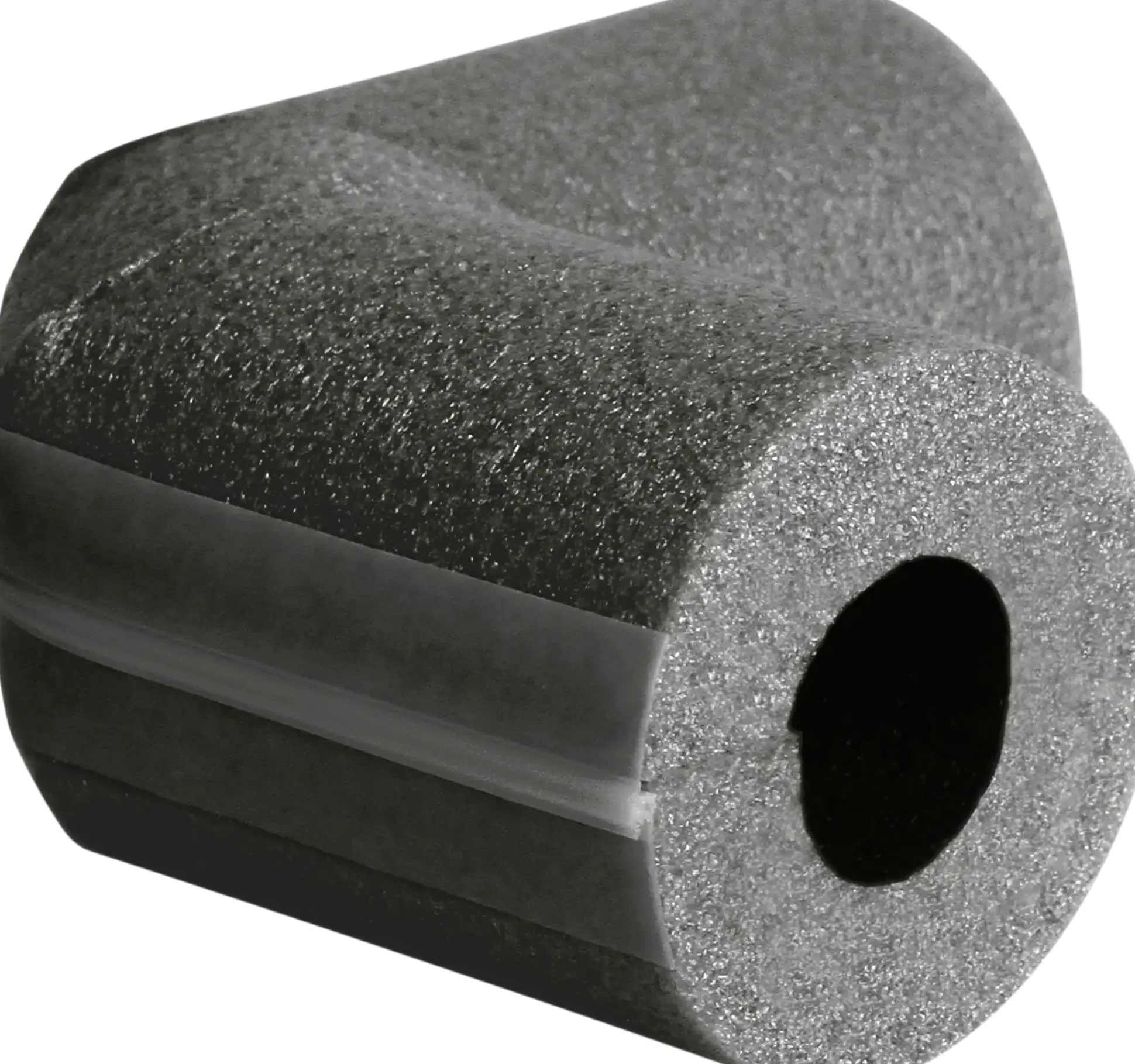 Climatube®Zip PE-Rohrisolierung Bogen grau; Zipverschluss; 15-15