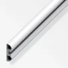 coaxis®-Profil, schmal 2.5 m, 35.5 x 11 mm Aluminium eloxiert silber