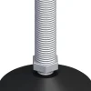 coaxis®-Stellfuß 65 x 45 x 20 mm Maß D: M10, (Kunststoff) glatt schwarz
