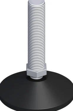 coaxis®-Stellfuß 65 x 45 x 20 mm Maß D: M10, (Kunststoff) glatt schwarz