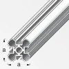 coaxis®-Säulen-Profil 0.324 m, 35.5 mm Aluminium roh blank