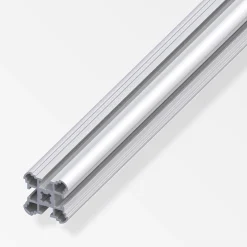 coaxis®-Säulen-Profil, schmal 1 m, 27.5 mm Aluminium eloxiert silber