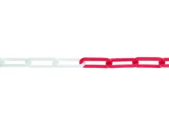 Conacord Absperrkette 6 mm rot weiß 40 mm x 9 mm, UV-beständig