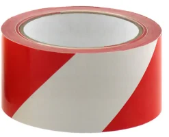 Conacord Warnband 66 m x 50 mm selbstklebend rot/weiß