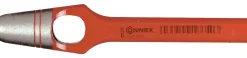 Connex Henkel-Locheisen 4 mm Chrom-Vanadium rot lackiert