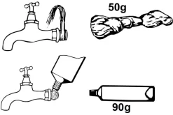 Cornat Dichtungsflachs-Set