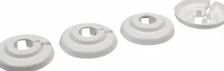 Cornat Heizungsrosette Ø 4,8 x 1,5 cm weiß - 4 Stück
