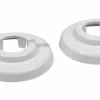 Cornat Heizungsrosette Ø 4,8 x 1,8 cm weiß - 4 Stück