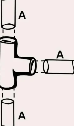 Cornat Löt-T-Stück Fitting Ø 18 mm