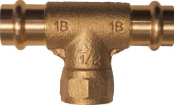 Cornat Press-T-Stück Kupfer, ø 18 mm - 1/2" IG