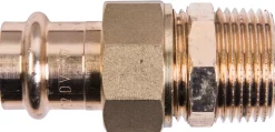 Cornat Press-Verschraubung ø 22 mm 1" AG Rotguss