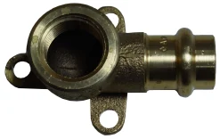 Cornat Press-Wandscheibe Rotguss, ø 15 mm, 1/2" IG, 10 Stück
