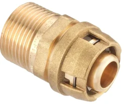 Cornat Steck-Kupplung komplett Messing, ø 20 mm, 3/4" AG