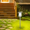 Dapo LED Solar Stehleuchte Dallas mit Erdspieß kaltweiß