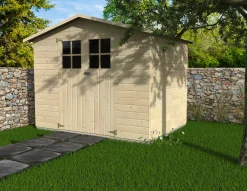 Décor et Jardin Gartenhaus Lodum 262 x 202 cm natur mit Fußboden