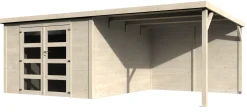 Decor et Jardin Gartenhaus Délices 571 x 305 cm natur inkl. Anbau