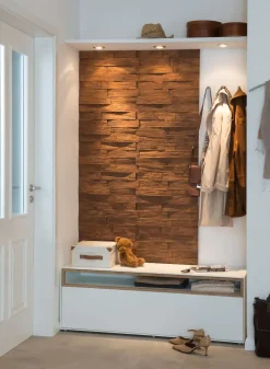 Decosa Creativpaneel Wood, 50 cm x 23,5 cm weiß, individuell gestaltbar