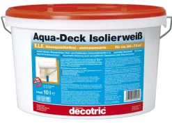 Decotric Aqua-Deck Isolierweiß 10 L weiß