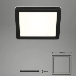Di-Ka LED Außen-Deckenleuchte Frankfurt 8 W 19 cm Backlight