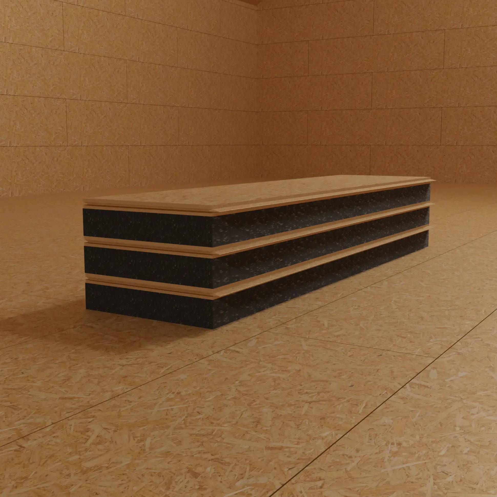 Dämmung Dachboden/Ausbau Elemente OSB 18 mm + 60 mm Neopor