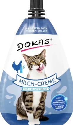 Dokas Milch-Creme mit Hühnerbrust 80 g (Katze)