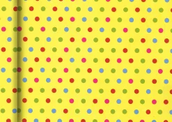 Duni Geschenkpapier Yellow Dreams 2 x 0,7 m