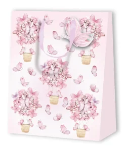 Duni Geschenktüte Dotsblue 23 cm