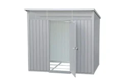 Duramax Metallgerätehaus Palladium silber/grau 249 x 209 cm
