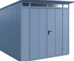 EcoStar Gerätehaus Elegant-P Typ 2 taubenblau 247,9 x 283,4 x 232,3 cm