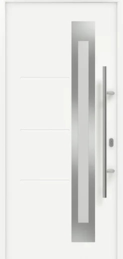 EcoStar Haustür ISOPRO Secur IPS 780S RC2 verkehrsweiß 110 x 210 cm