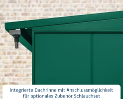 Ecostar Kaminholzregal Elegant-V Typ 2, moosgrün, mit Verstrebung