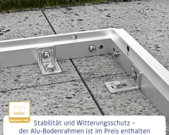 Ecostar Kaminholzregal Elegant-V Typ 2, moosgrün, mit Verstrebung