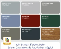 Ecostar Kaminholzregal Elegant-V Typ 2, anthrazitgrau, mit Verstrebung