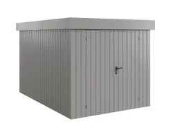 EcoStar Metallgerätehaus Euroline EFD7 aluminiumgrau 214 x 310 cm 2-flg.