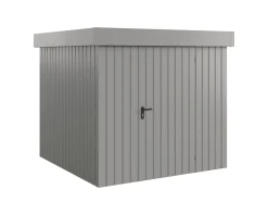EcoStar Metallgerätehaus Euroline EFD5 graualuminium 214 x 214 cm 1-flg.