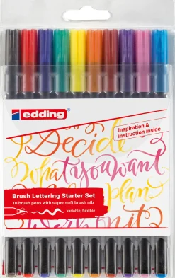 edding 1340 Brushlettering Starter 10er Set  1 - 3 mm
