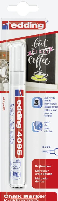 Edding 4095 Kreidemarker weiß 4,25