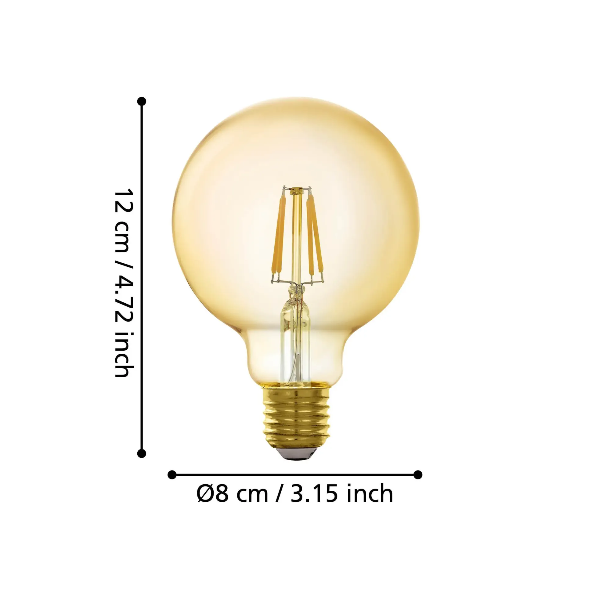 Eglo Connect LED Leuchtmittel-Z G80 Globeform E27 5,5 W Smart connect Z