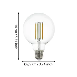 Eglo Connect LED Leuchtmittel-Z G95 Globeform E27-6W Smart Home connect.Z