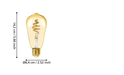 Eglo Connect LED Leuchtmittel-Z ST64 Edisonform E27 5,5 W Smart connect Z