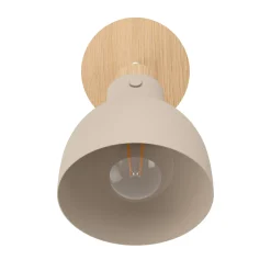 Eglo 1er Spot Arrecife 1xE27, max. 28W, sand/holzoptik