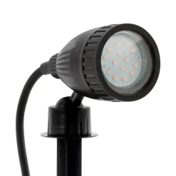 Eglo LED Außen-Strahler Nema 1 schwarz 18,5 x 11,5 cm GU10 Erdspieß