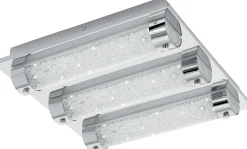 Eglo LED Badleuchte Tolorico chrom 35 x 35 cm neutralweiß