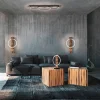 Eglo LED Deckenleuchte Boyal schwarz-braun-rustikal 101 x 40 cm warmweiß