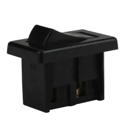 Einbau-Wippschalter 1p 250V 2A schwarz