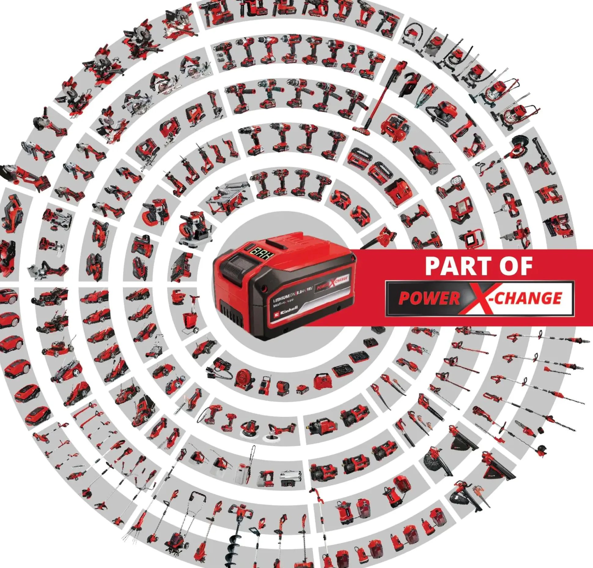 Einhell Akku-Bohrhammer TE-HD 18/20 Li Solo 18 V